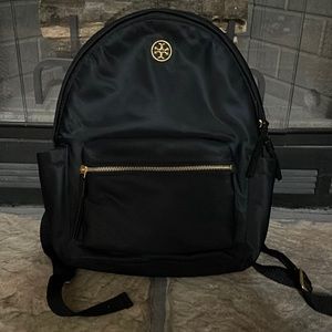 Tory Burch piper nylon backpack in black